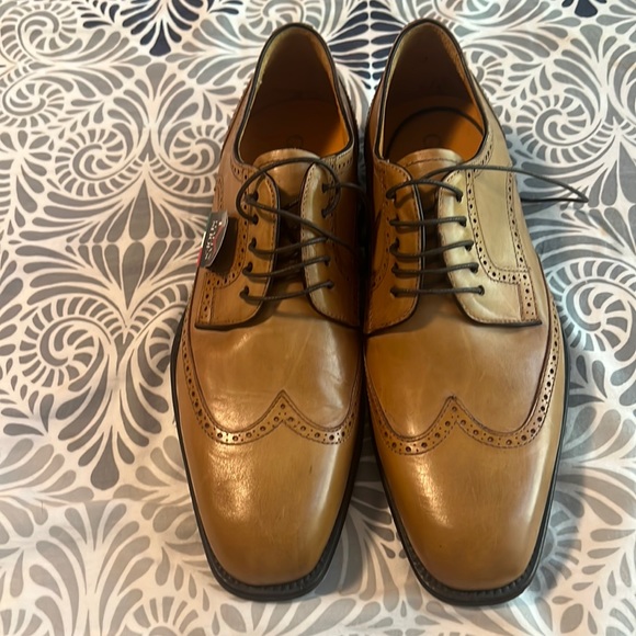 Mens Gabrielli Italian wingtip Oxford shoes size 10 ( Italian size 43) - Picture 3 of 5